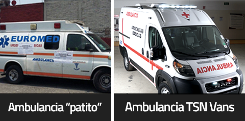 Peligro con Ambulancias “patito”
